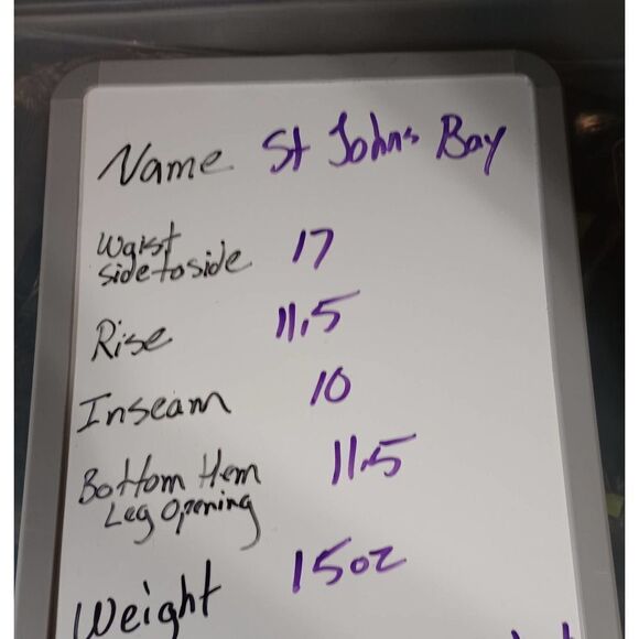 St Johns Bay Shorts Men's 34 Cargo Pockets Blue‎ - Picture 5 of 5